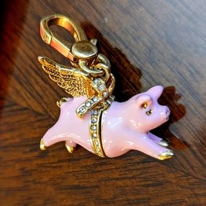 JUICY COUTURE PINK FLYING PIG CHARM